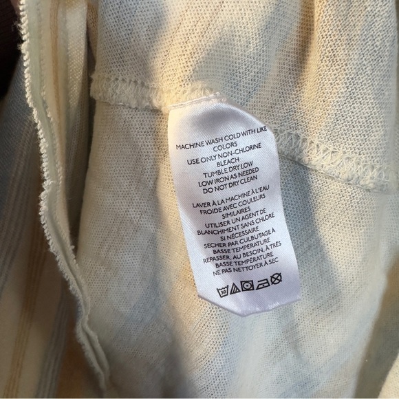 Urban Outfitters BDG Hallie Stripped Distressed Polo Top Medium - Picture 6 of 6
